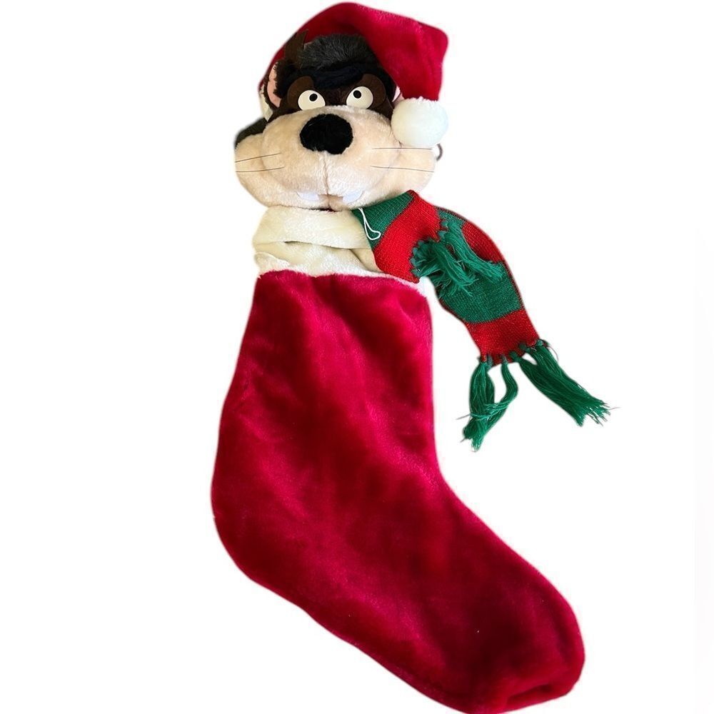 Warner brothers TAZ plush stocking 1997